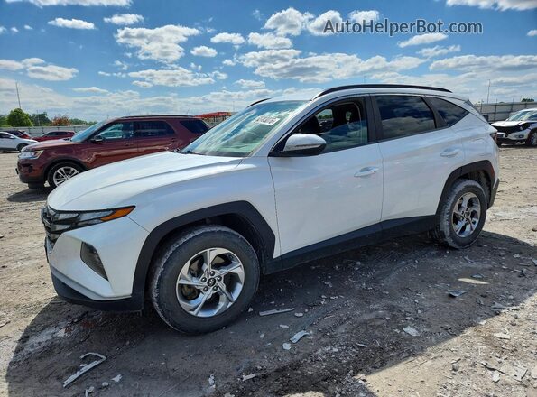 5NMJBCAE3NH012001 2022 HYUNDAI TUCSON Белый Передняя левая четверть