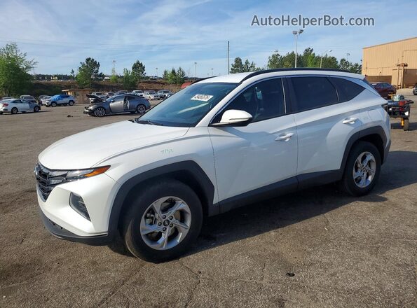 5NMJBCAE3NH152985 2022 HYUNDAI TUCSON Белый Передняя левая четверть