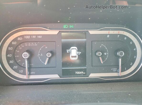 5NMJBCAE5PH239175 2023 HYUNDAI TUCSON Черный Вид щитка приборов