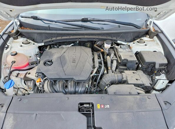 5NMJCCAE8NH153210 2022 HYUNDAI TUCSON Белый Вид подкапотного пространства