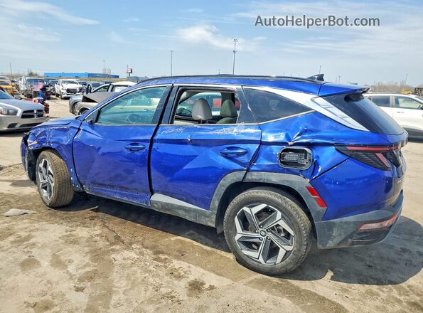 5NMJECDE3RH352676 2024 HYUNDAI TUCSON Синий Задняя левая четверть