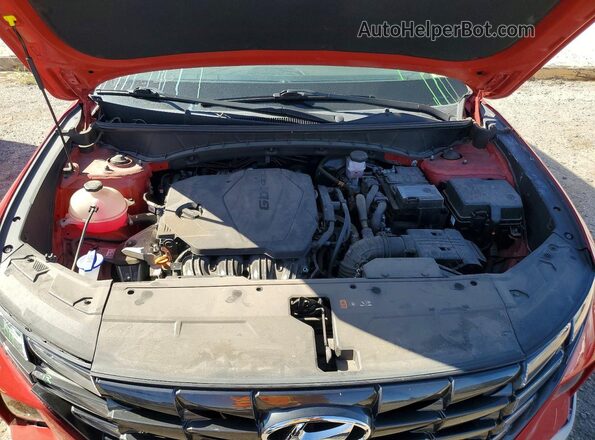 5NMJF3AE2PH172409 2023 HYUNDAI TUCSON Красный Вид задней части салона
