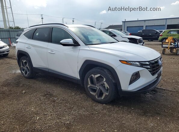 5NMJFCAE0NH059877 2022 HYUNDAI TUCSON Белый Передняя правая четверть