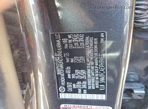 5NMJFCAE1PH194532 2023 HYUNDAI TUCSON Серый Вид подкапотного пространства