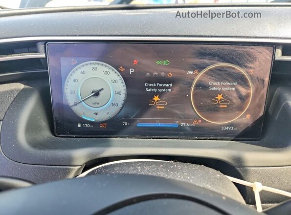 5NMJFCAE1PH248718 2023 HYUNDAI TUCSON Черный Вид щитка приборов