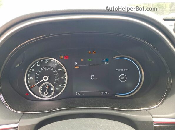 5NMMCET19RH002000 2024 GENESIS ELECTRIFIED Серый Вид щитка приборов