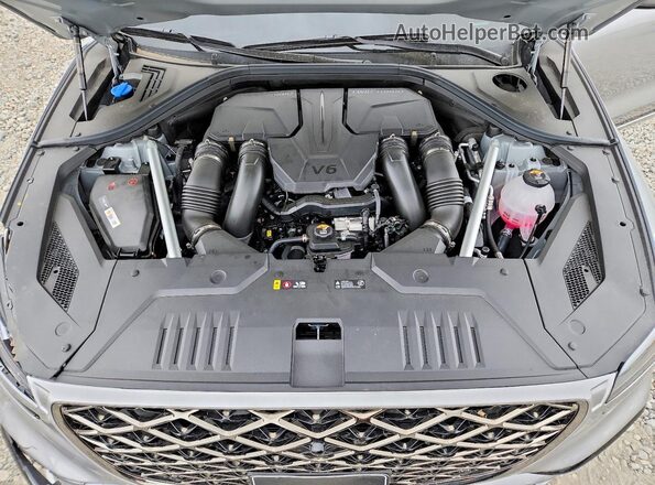 5NMMEDTC7TH051340 2026 GENESIS GV70 Silver Widok komory silnika