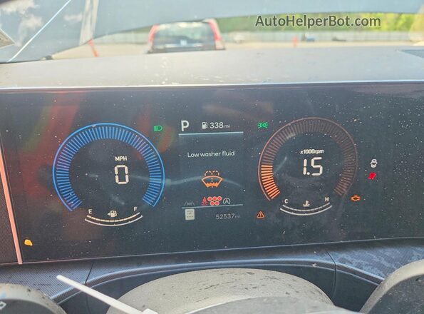 5NMP14GL4RH041733 2024 HYUNDAI SANTA Серый Вид щитка приборов