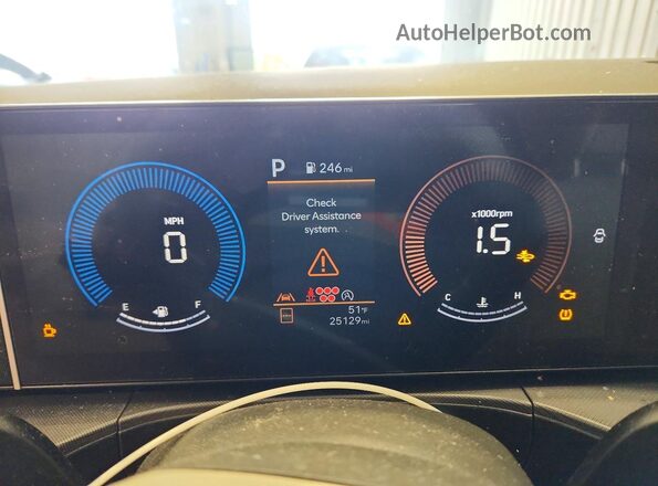 5NMP1DGL8RH036423 2024 HYUNDAI SANTA Серый Вид щитка приборов