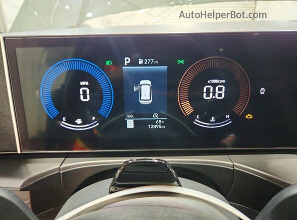 5NMP24GL0TH164076 2026 HYUNDAI SANTA Gray Вид щитка приладів