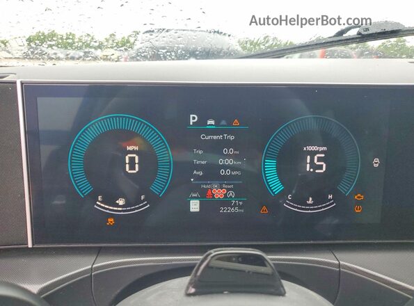 5NMP24GL3SH119776 2025 HYUNDAI SANTA Серый Вид щитка приборов