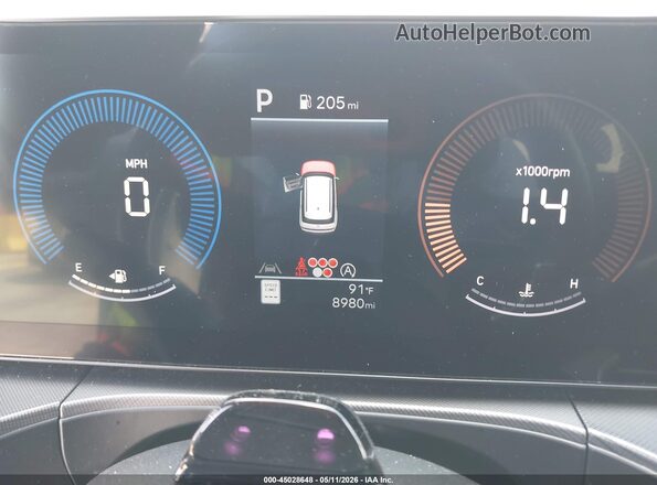 5NMP24GL8TH184785 2026 HYUNDAI SANTA FE Серый Вид задних сидений