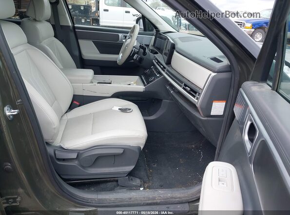 5NMP2DG11SH048009 2025 HYUNDAI SANTA FE HYBRID Green Вид салону спереду