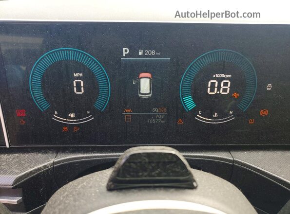 5NMP3DGL7SH083426 2025 HYUNDAI SANTA Gray ხელსაწყოთა პანელის ხედი