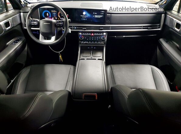 5NMP3DGL8SH147280 2025 HYUNDAI SANTA Blue Widok deski rozdzielczej