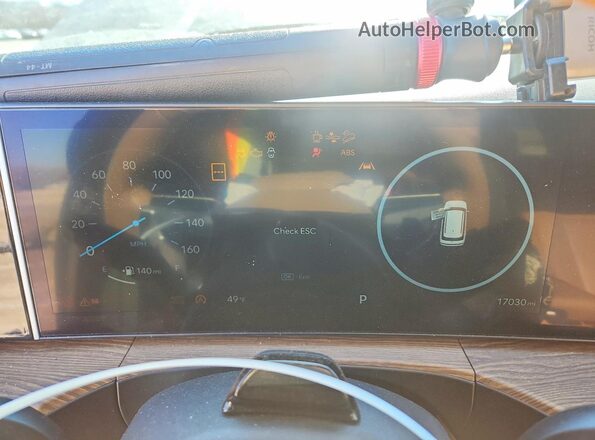 5NMP4DGL2SH093598 2025 HYUNDAI SANTA Gray Vista del cuadro de instrumentos