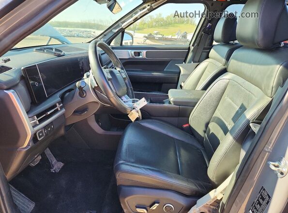 5NMP4DGLXRH015693 2024 HYUNDAI SANTA Gray Front interior view