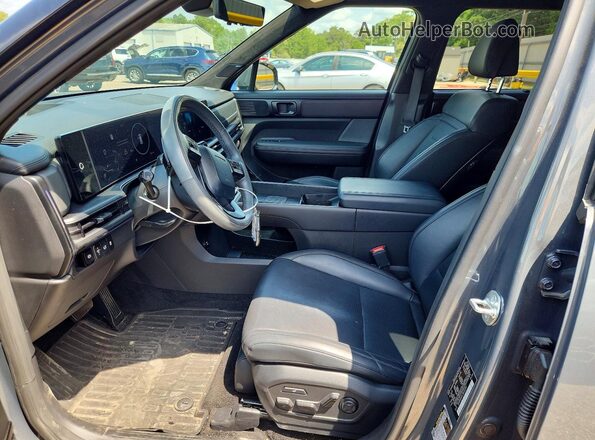 5NMP54GL1SH113997 2025 HYUNDAI SANTA Charcoal Vista interior delantera
