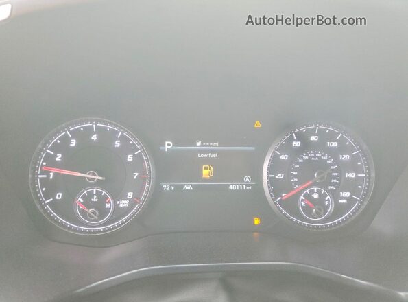 5NMS14AJ2PH564800 2023 HYUNDAI SANTA Черный Вид щитка приборов