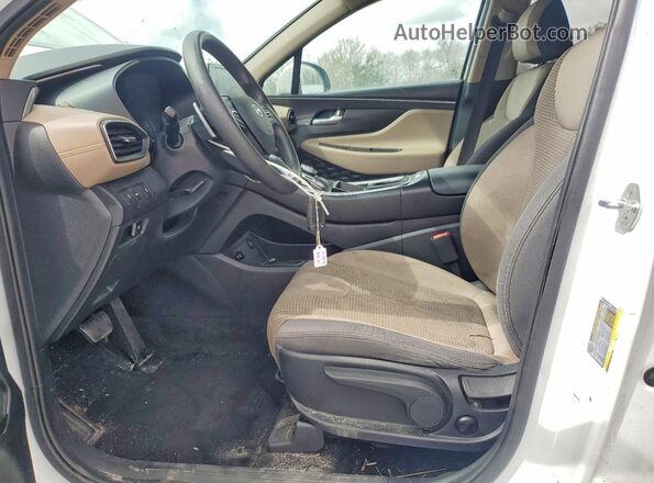 5NMS14AJ5MH329321 2021 HYUNDAI SANTA White Вид салону спереду