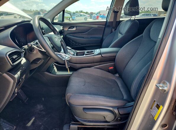 5NMS14AJ6MH339775 2021 HYUNDAI SANTA Gray Вид салону спереду