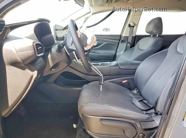 5NMS1DAJ2PH523504 2023 HYUNDAI SANTA Gray წინა სალონის ხედი