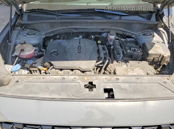 5NMS1DAJ2PH523504 2023 HYUNDAI SANTA Gray ძრავის განყოფილების ხედი