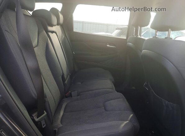 5NMS1DAJ9MH346865 2021 HYUNDAI SANTA Черный Вид задней части салона