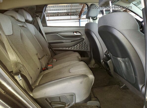 5NMS23AD0LH292730 2020 HYUNDAI SANTA Черный Вид задней части салона