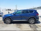 2019 Hyundai Santa Fe Se Синий vin: 5NMS23AD1KH007970