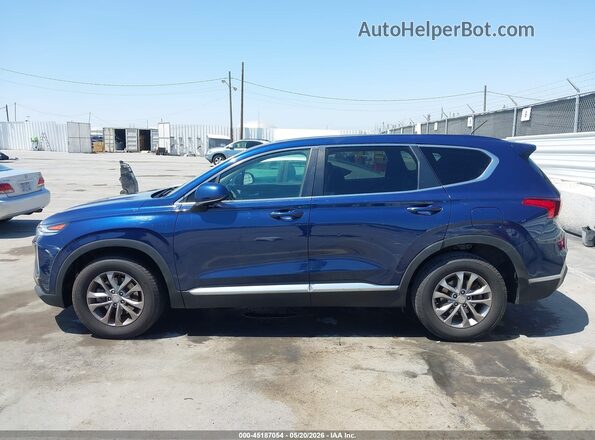 5NMS23AD1KH007970 2019 HYUNDAI SANTA FE Синий Панорамный вид салона 360°