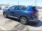 2019 Hyundai Santa Fe Se Синий vin: 5NMS23AD1KH007970