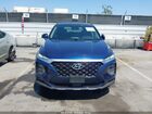 2019 Hyundai Santa Fe Se Синий vin: 5NMS23AD1KH007970