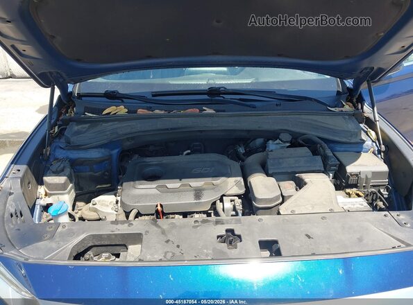 5NMS23AD1KH007970 2019 HYUNDAI SANTA FE Синий Вид сзади