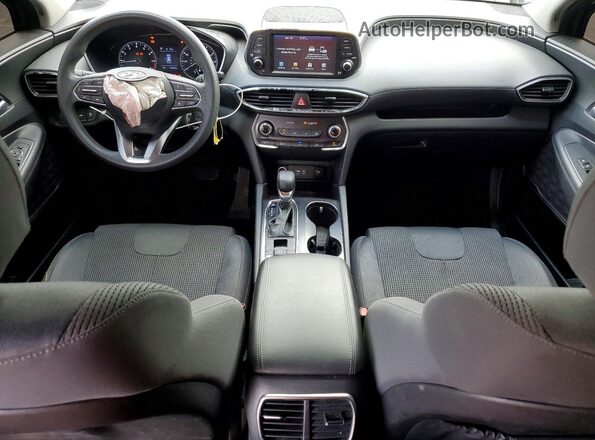 5NMS23AD1KH058630 2019 HYUNDAI SANTA Brown Widok deski rozdzielczej