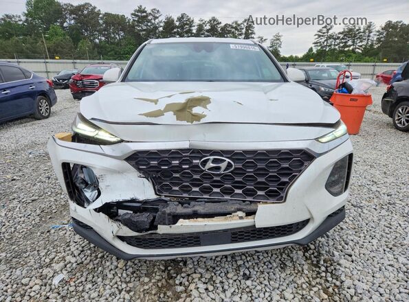 5NMS23AD2KH006519 2019 HYUNDAI SANTA White Вид спереду