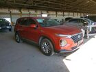2019 Hyundai Santa Fe Se 2.4l Темно-бордовый vin: 5NMS23AD2KH123923