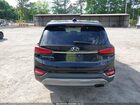 2019 Hyundai Santa Fe Se Черный vin: 5NMS23AD3KH088356