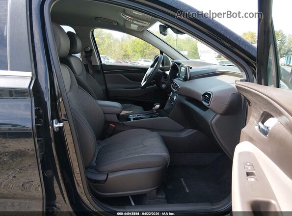 5NMS23AD4LH302028 2020 HYUNDAI SANTA FE Black Front interior view