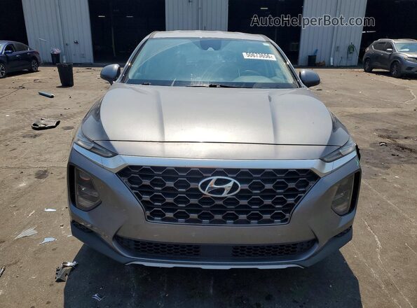 5NMS23AD5KH119428 2019 HYUNDAI SANTA Gray წინა ხედი