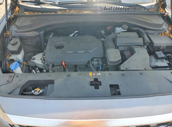5NMS23AD5KH119428 2019 HYUNDAI SANTA Gray ძრავის განყოფილების ხედი