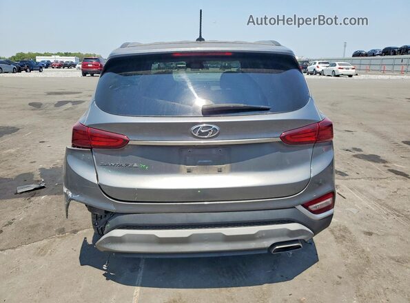 5NMS23AD5KH119428 2019 HYUNDAI SANTA Gray უკანა ხედი