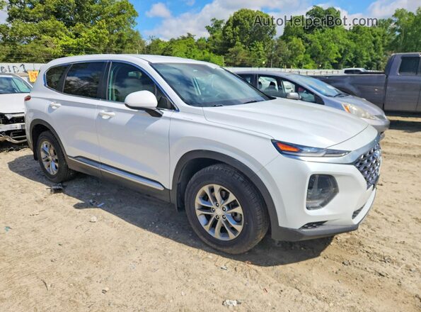5NMS23AD5LH191456 2020 HYUNDAI SANTA Белый Передняя правая четверть
