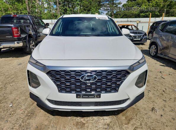 5NMS23AD5LH191456 2020 HYUNDAI SANTA Белый Вид спереди