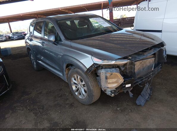 5NMS23AD7KH092507 2019 HYUNDAI SANTA FE Серый Передняя правая четверть