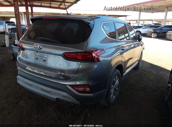 5NMS23AD7KH092507 2019 HYUNDAI SANTA FE Серый Задняя правая четверть