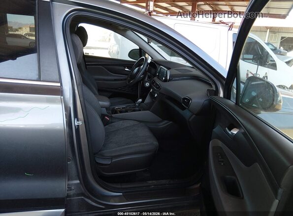 5NMS23AD7KH092507 2019 HYUNDAI SANTA FE Серый Вид салона спереди