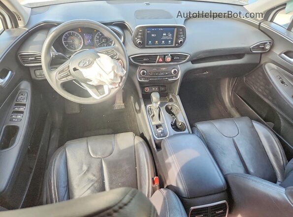 5NMS23AD7KH126770 2019 HYUNDAI SANTA Белый Вид панели приборов