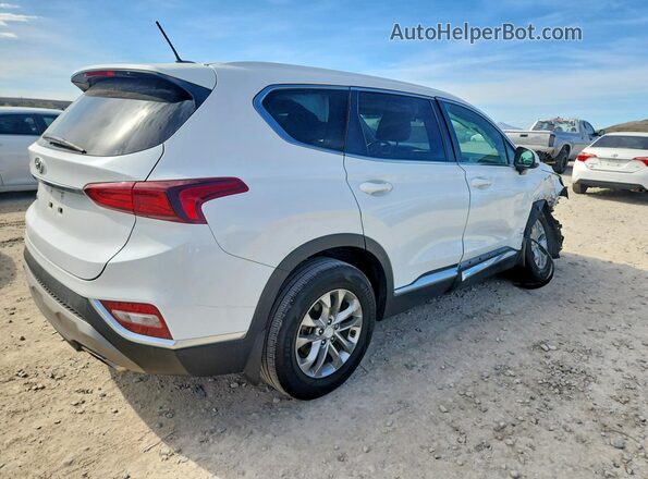 5NMS23AD7KH126770 2019 HYUNDAI SANTA Белый Задняя правая четверть