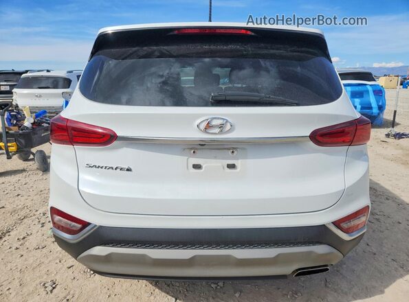 5NMS23AD7KH126770 2019 HYUNDAI SANTA Белый Вид сзади